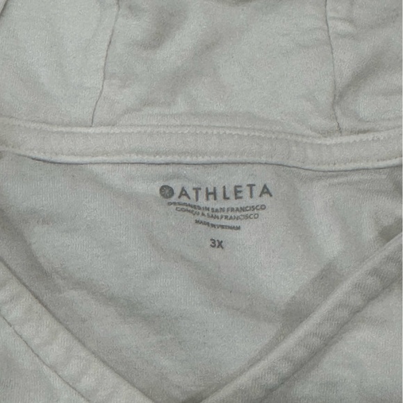 Athleta White Pullover sweatshirt - Picture 2 of 7